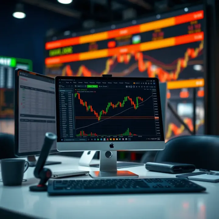 Interface of Quotex trading platform showing various tools and features