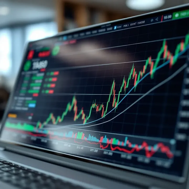 Graph depicting risk management strategies and performance analysis for Quotex trading signals