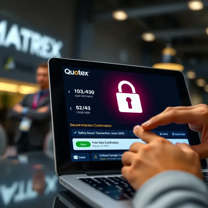 Secure transaction confirmation screen highlighting safety features during fund withdrawal