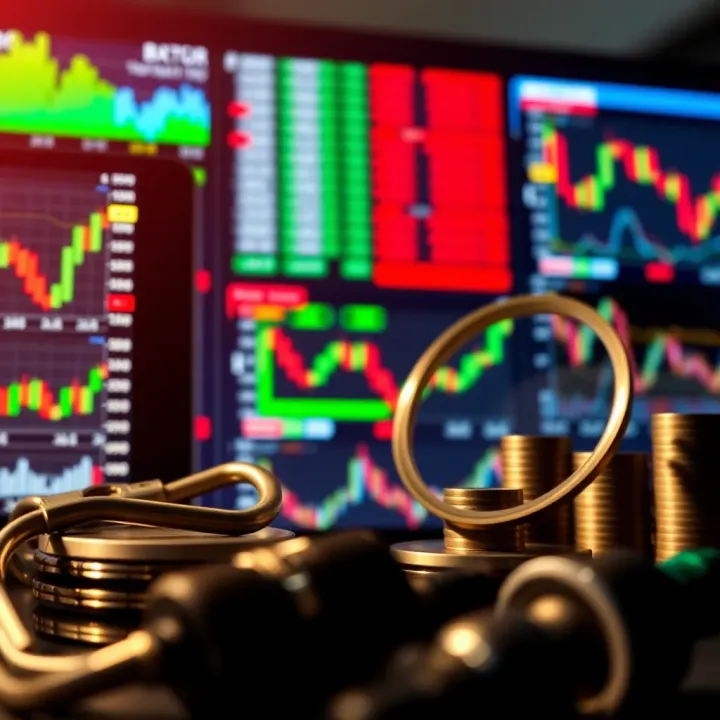 Range of Trading Instruments Available on QxBroker Visual representation of diverse financial instruments offered by QxBroker including forex, stocks, and commodities