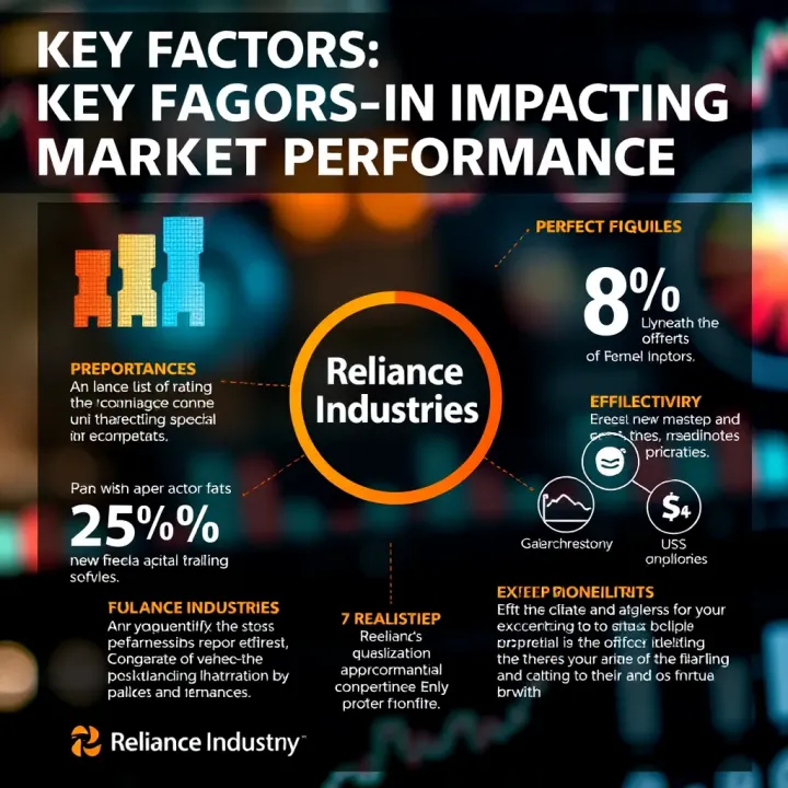 Infographic highlighting factors influencing Reliance Industries market performance