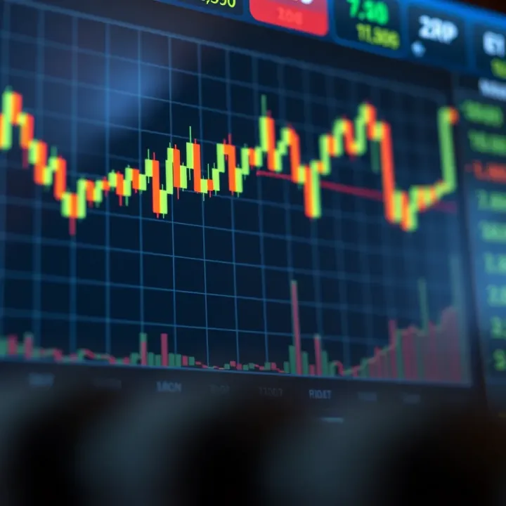 Graph showing the fluctuating price trends of Ripple XRP cryptocurrency over time