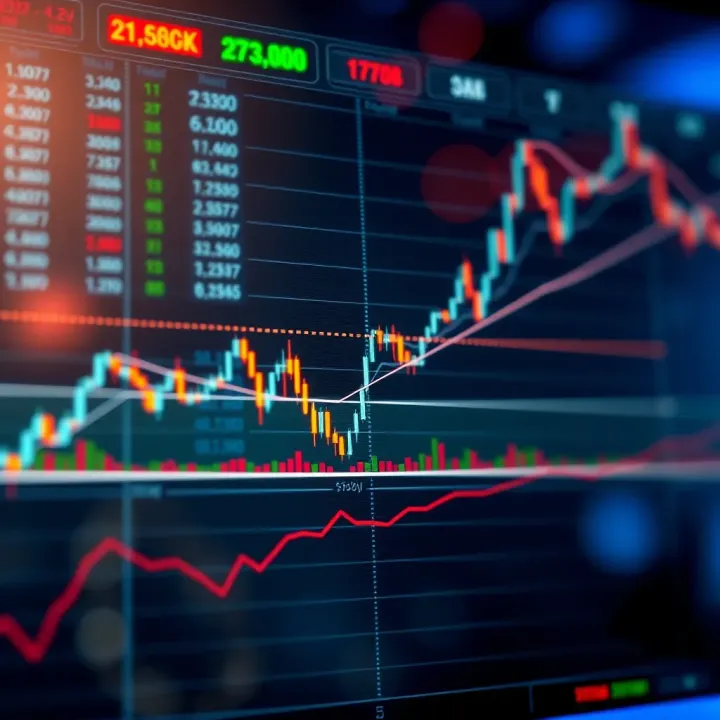 Graph displaying price movements within horizontal boundaries indicating a range market